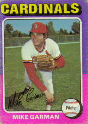 1975 Topps Mini Baseball Cards      584     Mike Garman